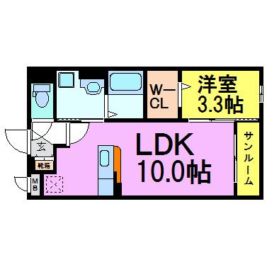 尼崎市御園２丁目のハイツ