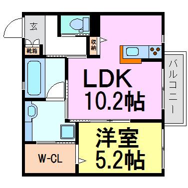尼崎市南塚口町８丁目のハイツ