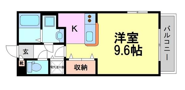 尼崎市南塚口町７丁目のハイツ