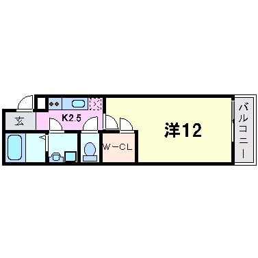 尼崎市東七松町１丁目のハイツ