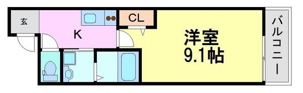 尼崎市長洲本通１丁目のハイツ