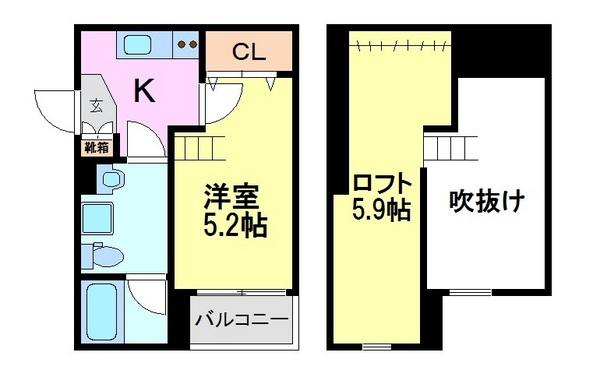 尼崎市大庄北５丁目のアパート