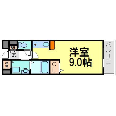 尼崎市南武庫之荘２丁目のハイツ