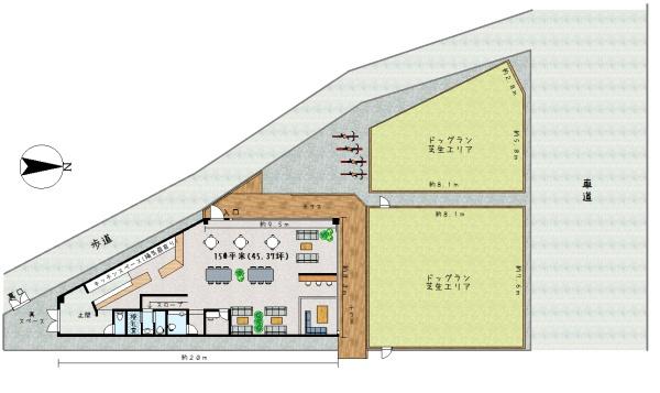 奈良市山陵町～路面居抜き店舗　ドッグラン付き