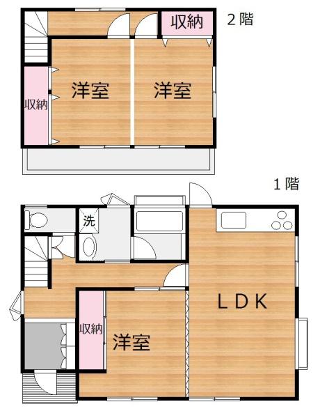 瓜生野貸家