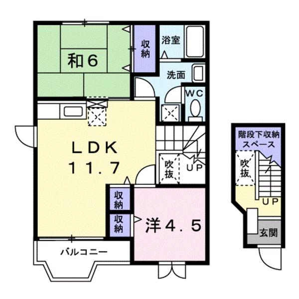 グリーンコート西館　Ｂ