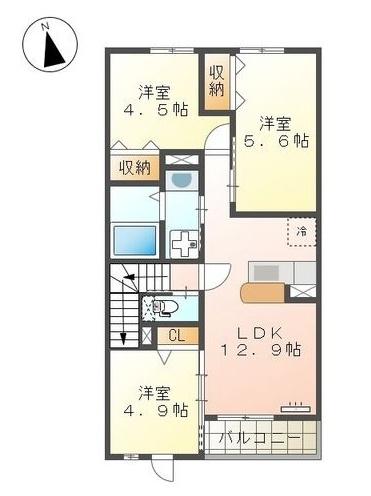 宮崎市大字本郷北方のアパート
