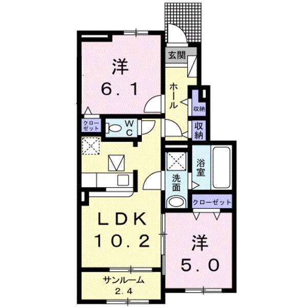 サンメゾンM(間取り)