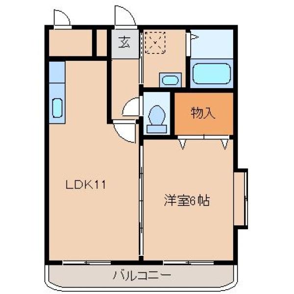 ピーチフローレ5(間取り)