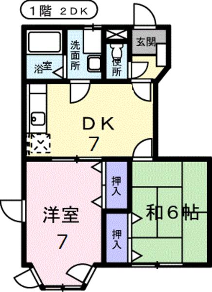 グリーンコート西館　Ａ