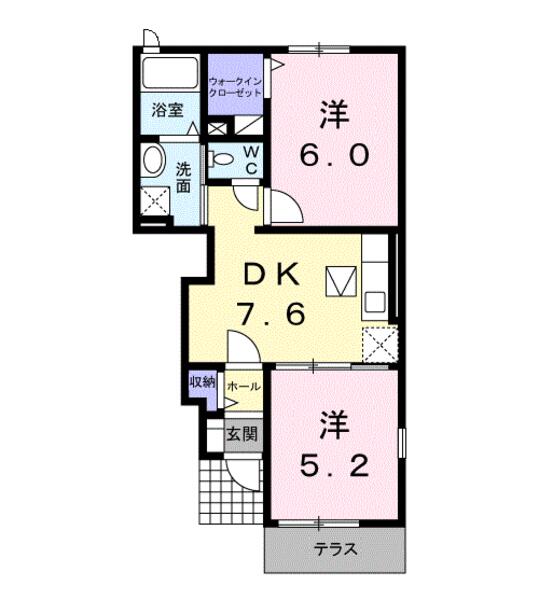 ムーンリバー2(間取り)