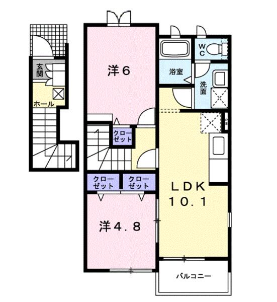 クレメントC(間取り)