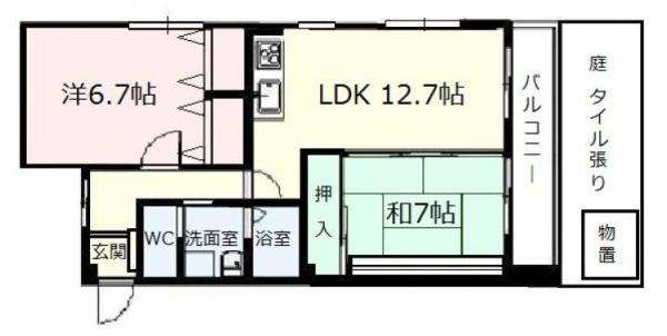 富山市長江５丁目のアパート