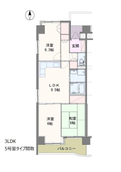 富山市五番町のマンション