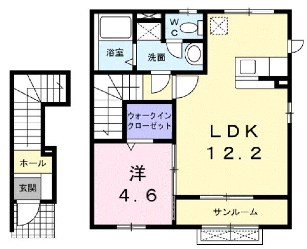 富山市小杉のアパート