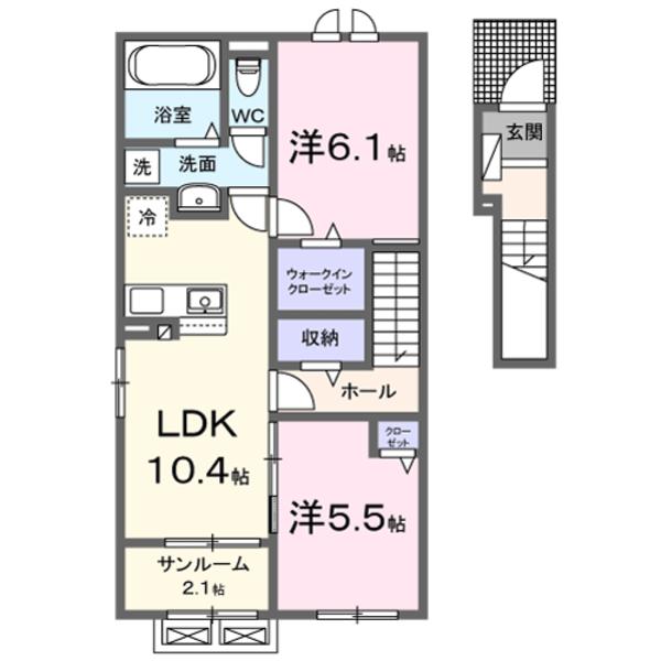 富山市長江４丁目のアパート