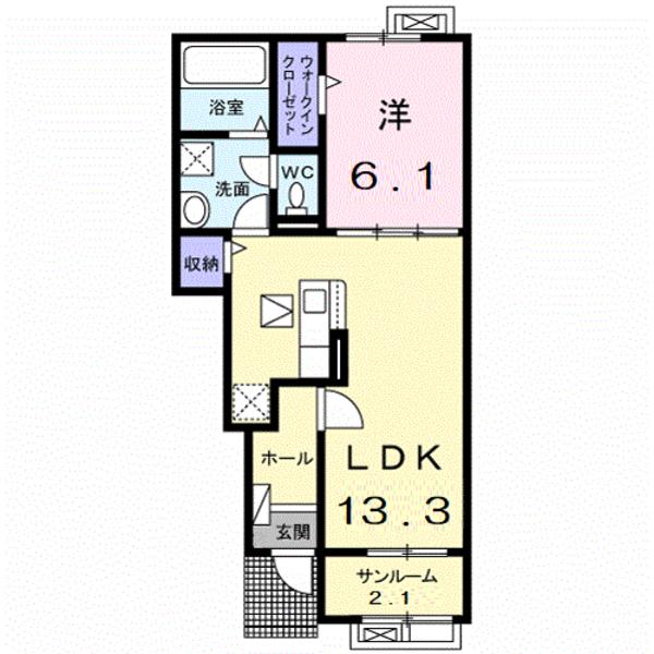 富山市小杉のアパート