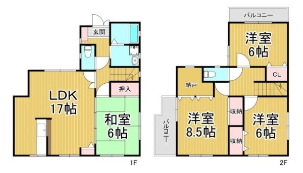 上ヶ原十番町戸建貸家