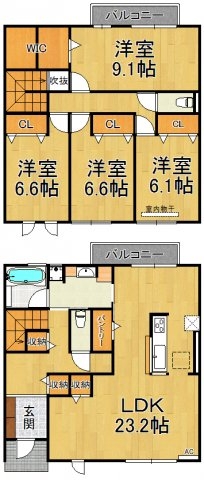 西宮市苦楽園四番町のハイツ