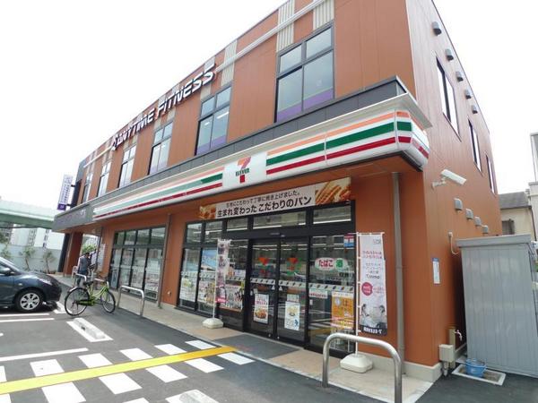 クローバーハイツ森小路2号棟(セブンイレブン大阪関目6丁目店)