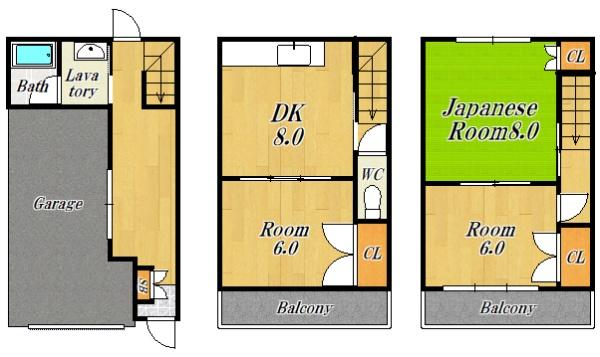 酉島１丁目貸家