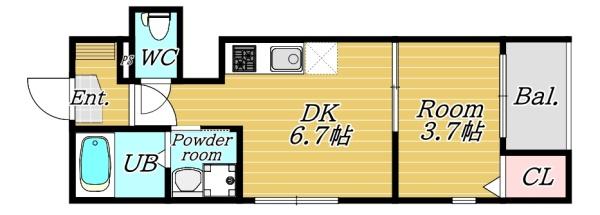 ブランテール深江橋(間取り)