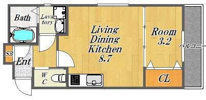 ル・レーヴ今津ノース(間取り)