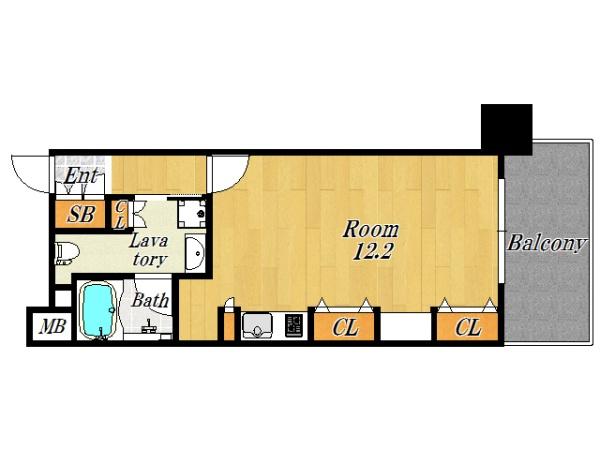 レジュールアッシュ福島(間取り)