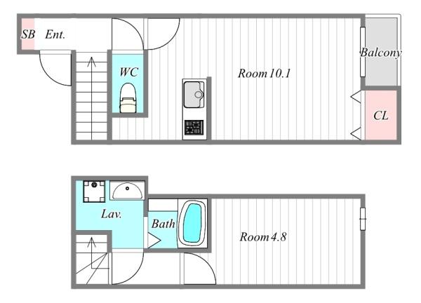 大阪市此花区酉島２丁目のアパート