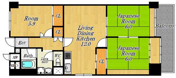 鴫野コーポ２号棟