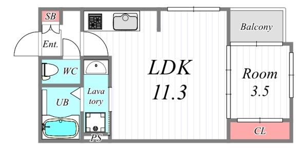 大阪市城東区成育４丁目のアパート