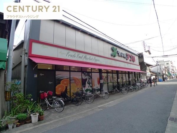 大阪市城東区成育４丁目のアパート(食品館アプロ関目店)