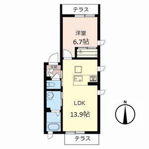 シャーメゾン今津中Ａ