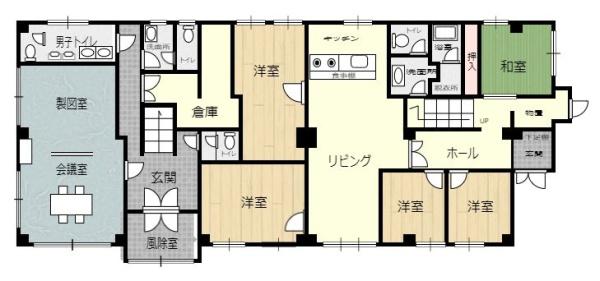 大館建設ビル（ビル１棟貸し　1～４階）