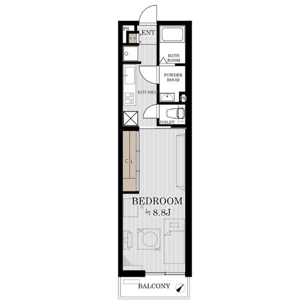 八潮市大瀬4丁目のマンション(間取り)