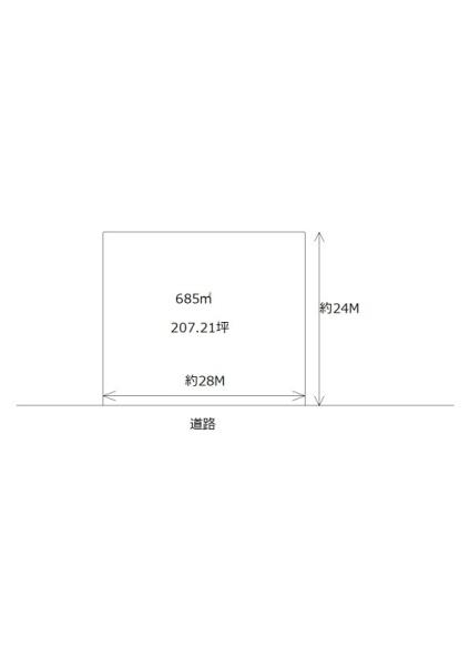 川柳一丁目貸地　207坪