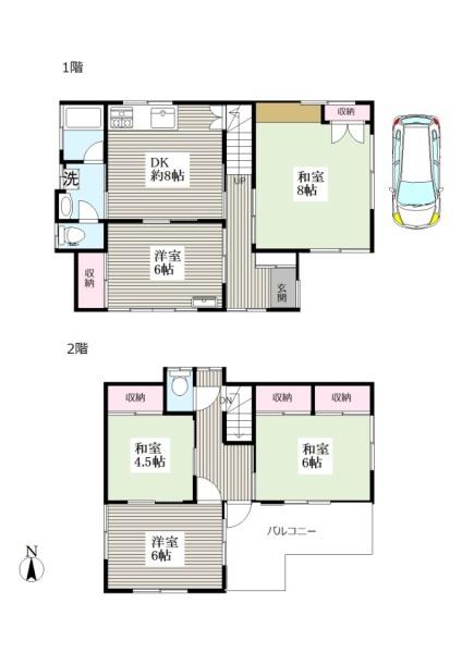 東越谷一丁目貸家