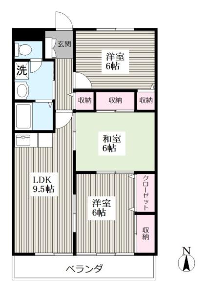 ファミリーピア越谷(間取り)