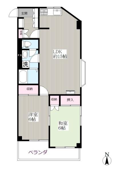 新越谷ハイツ(間取り)