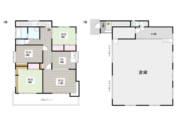 越谷市川柳町４丁目の倉庫