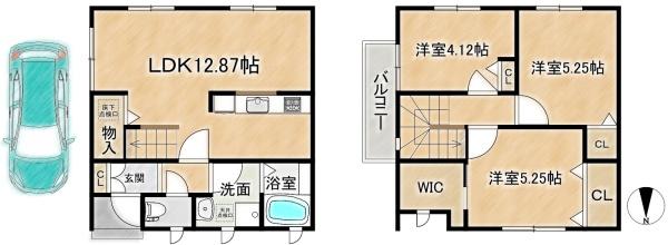 高槻市城西町のアパート