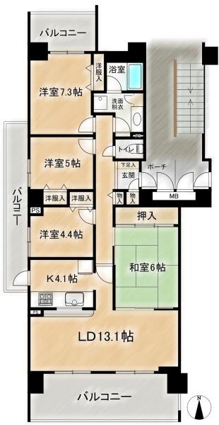 高槻市上土室１丁目のマンション
