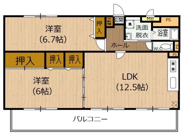 熊本市東区長嶺南２丁目のマンション