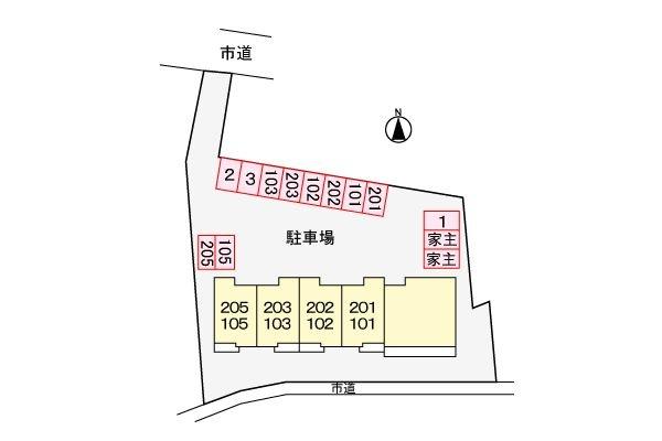熊本市東区健軍４丁目のアパート