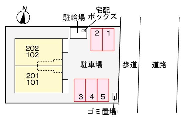 熊本市東区桜木３丁目のアパート