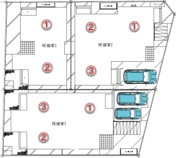 熊本市東区東野３丁目のアパート