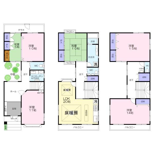 一宮市桜一戸建賃貸
