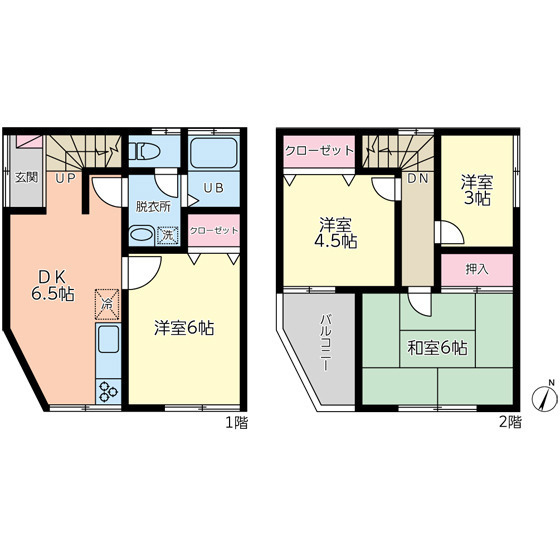 北区中十条３丁目の貸家