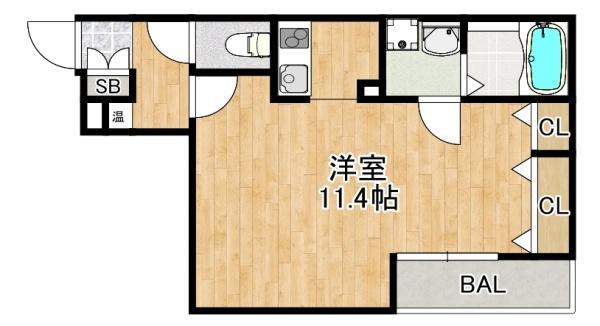 大東市諸福５丁目のハイツ