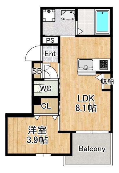 大東市新町のマンション